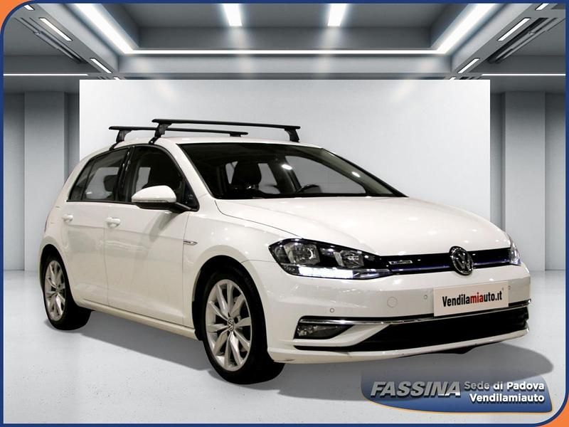 Usata VW Golf VII Highline 131 CV (96 kW) 2019 Bianco Berlina