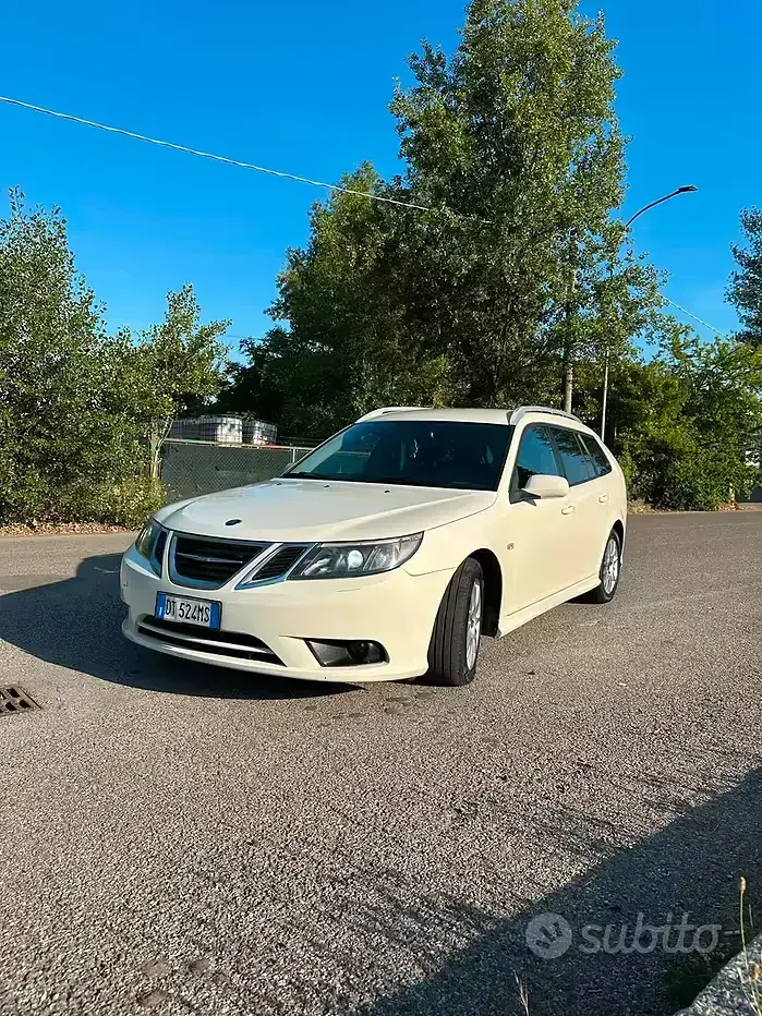 Usata Saab 9-3 150 CV (110 kW) 2009 Bianco Station wagon