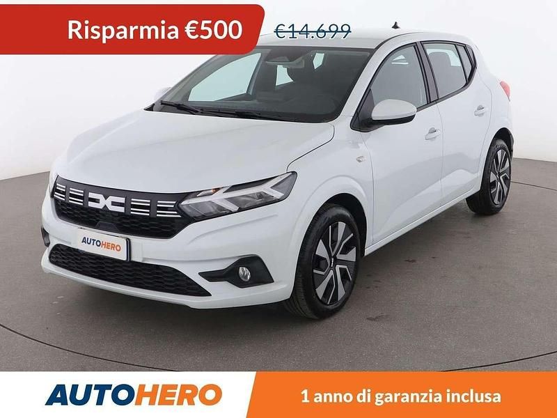 Bianco Usata 2024 Dacia Sandero Expression Due volumi | 14.199 € (Buon prezzo) - Immagine 1/3