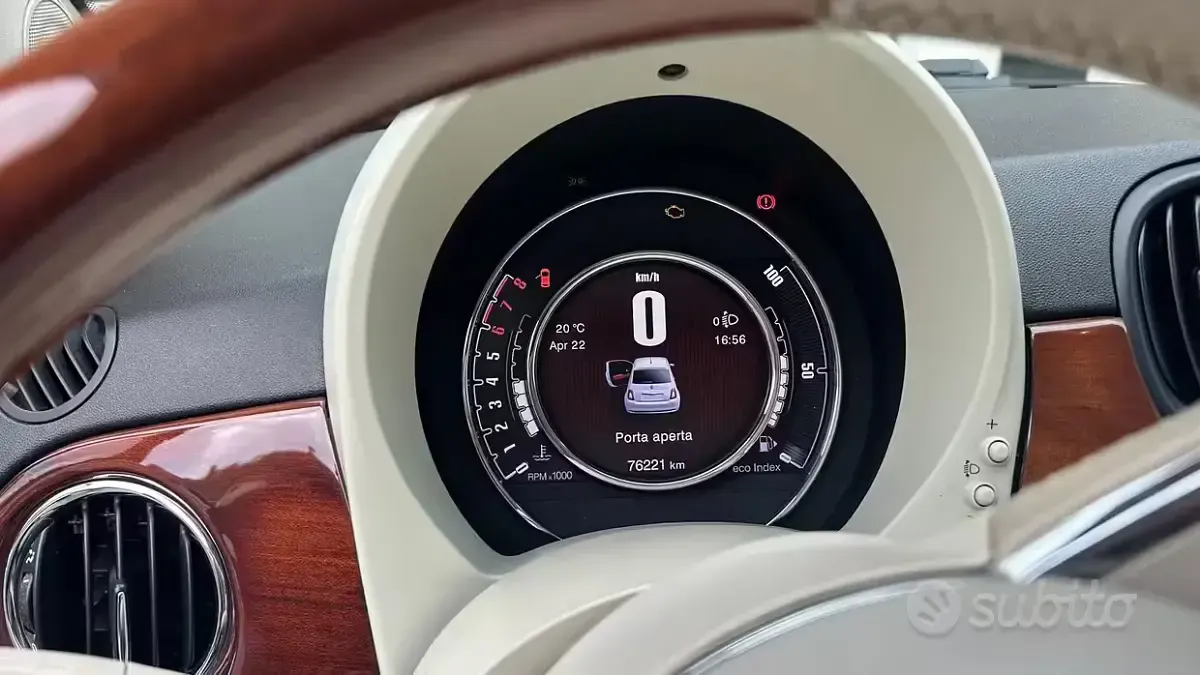 Usata Fiat 500 Riva 69 CV (50 kW) 2017 Blu Utilitaria