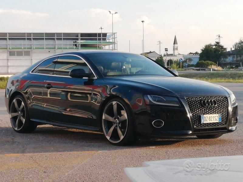 Usata Audi A5 S-Line 190 CV (139 kW) 2010 Nero Coupé