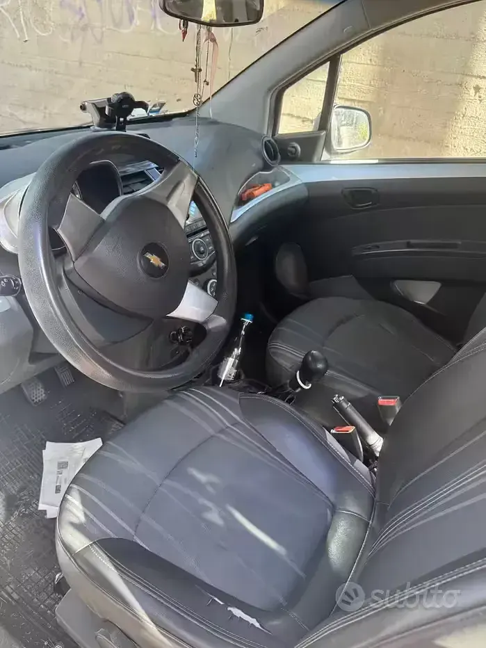 Usata Chevrolet Spark 68 CV (50 kW) 2013 Grigio Utilitaria
