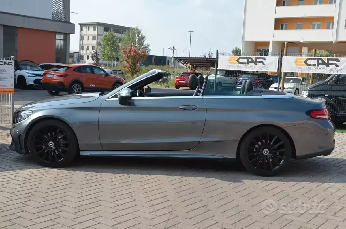 Usata Mercedes C220 Premium Plus 194 CV (142 kW) 2019 Grigio Cabrio
