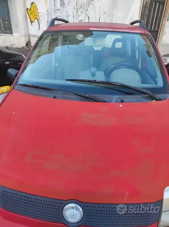 Usata Fiat Panda 54 CV (39 kW) 2003 Rosso Utilitaria