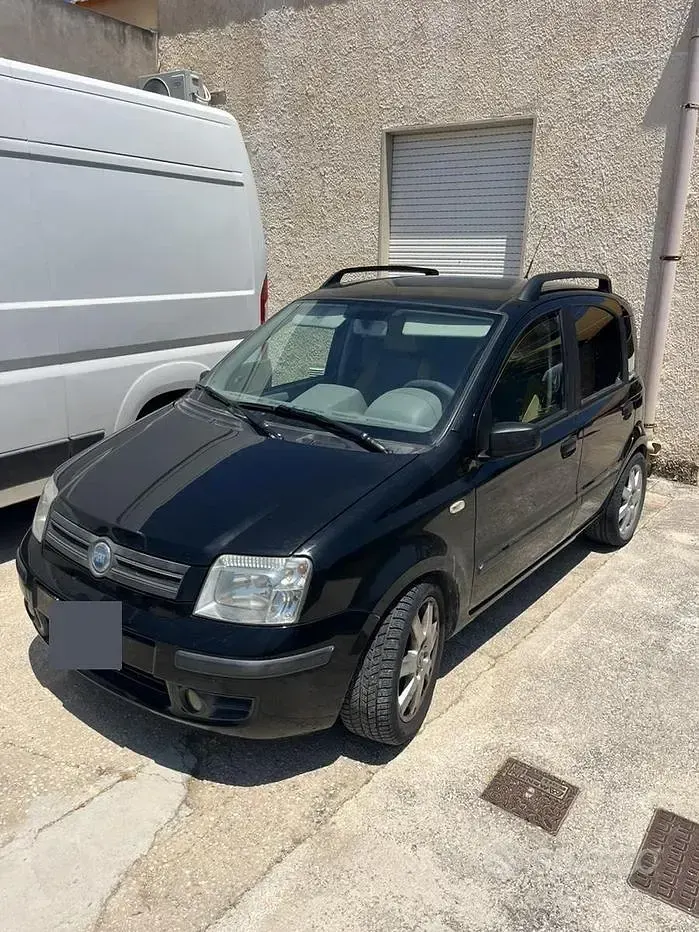 Usata Fiat Panda 69 CV (50 kW) 2007 Nero Utilitaria