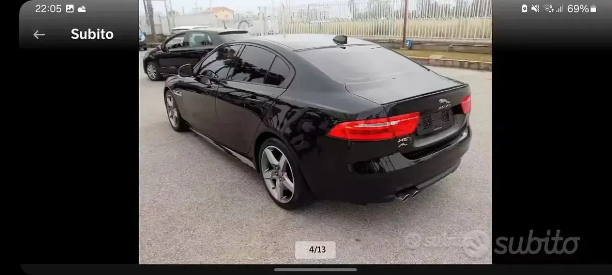 Usata Jaguar XE R-Sport 179 CV (131 kW) 2018 Nero Berlina