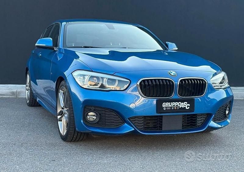 Usata BMW 116 M Sport 116 CV (85 kW) 2017 Blu Utilitaria