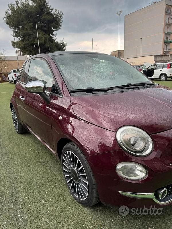Usata Fiat 500 Lounge 95 CV (69 kW) 2017 Rosso Berlina