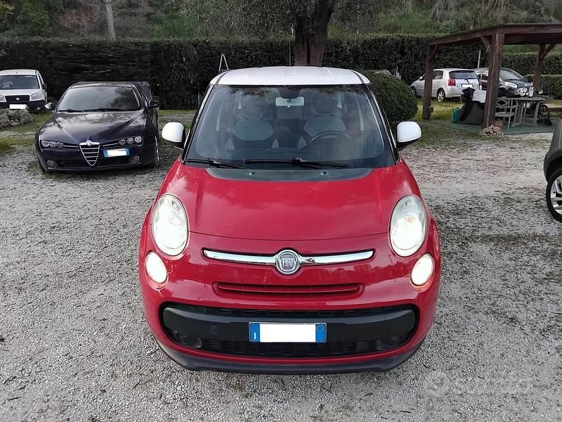 Usata Fiat 500L Lounge 85 CV (62 kW) 2013 Rosso Monovolume