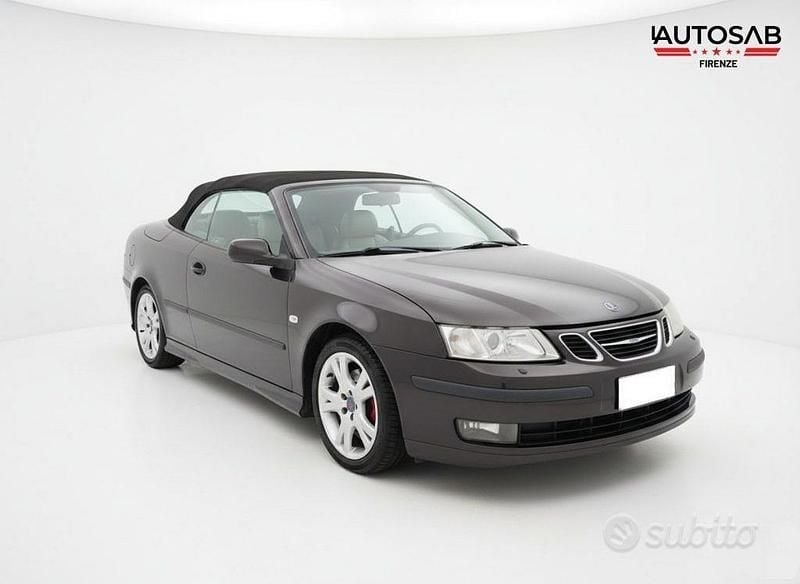 Usata Saab 9-3 Cabriolet Aero 210 CV (154 kW) 2005 Nero Cabrio