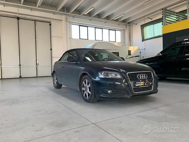 Usata Audi A3 Cabriolet Attraction 105 CV (77 kW) 2009 Nero Cabrio