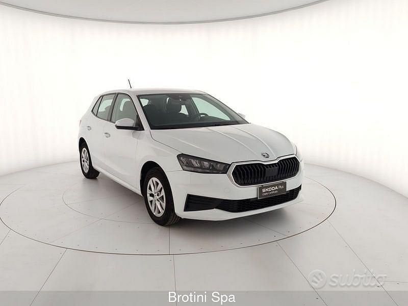 Usata Skoda Fabia Ambition 80 CV (58 kW) 2022 Bianco Utilitaria