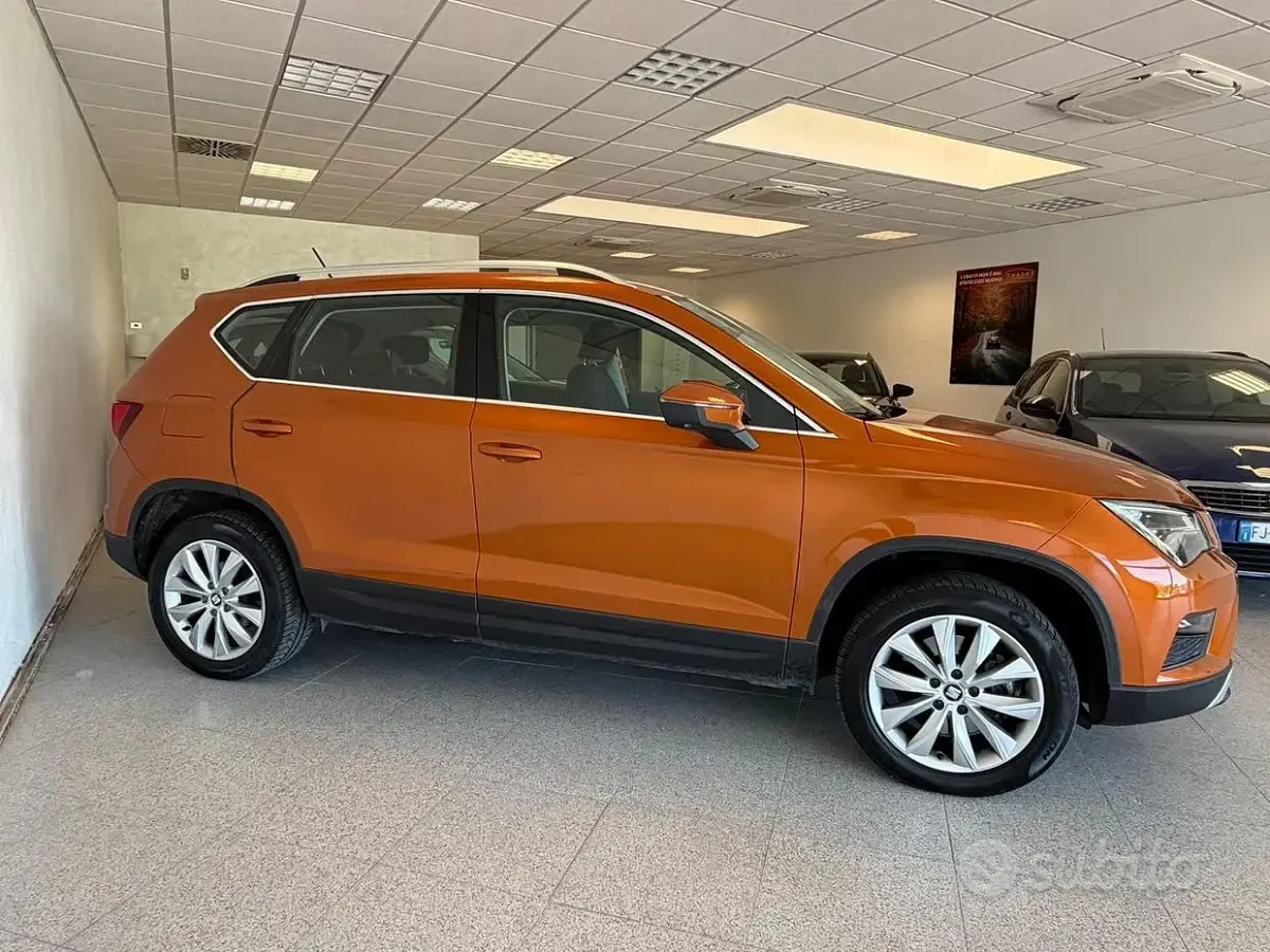 Usata Seat Ateca Style 116 CV (85 kW) 2017 Arancione SUV