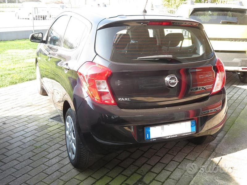 Usata Opel Karl Cosmo 75 CV (55 kW) 2016 Nero Utilitaria
