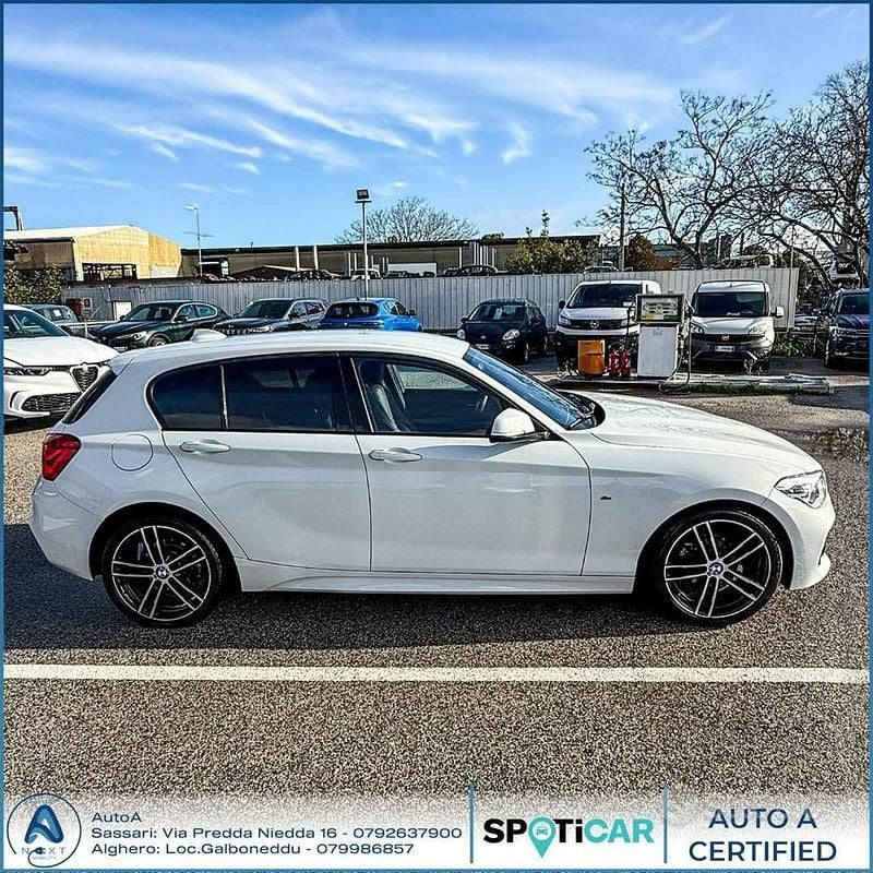 Usata BMW 116 Sport Line 116 CV (85 kW) 2019 Bianco Utilitaria