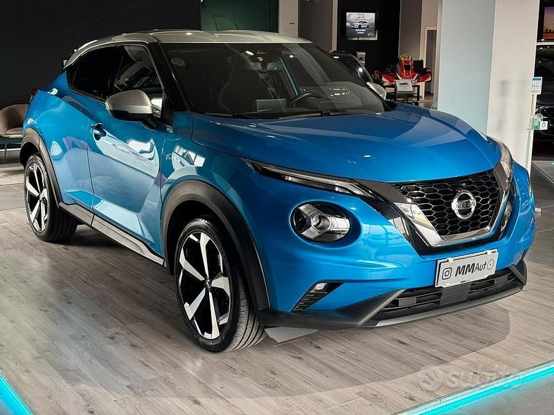 Usata Nissan Juke N-Connecta 114 CV (83 kW) 2021 Blu SUV
