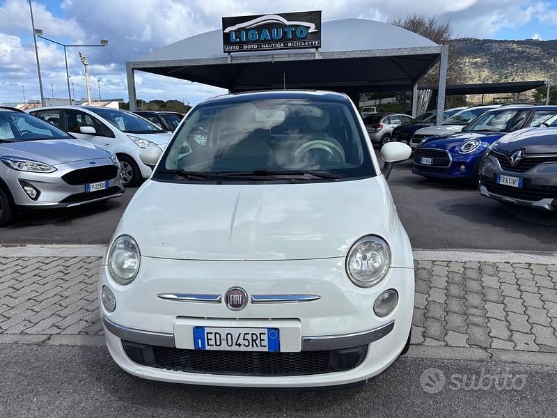 Usata Fiat 500 Lounge 69 CV (50 kW) 2010 Bianco Berlina