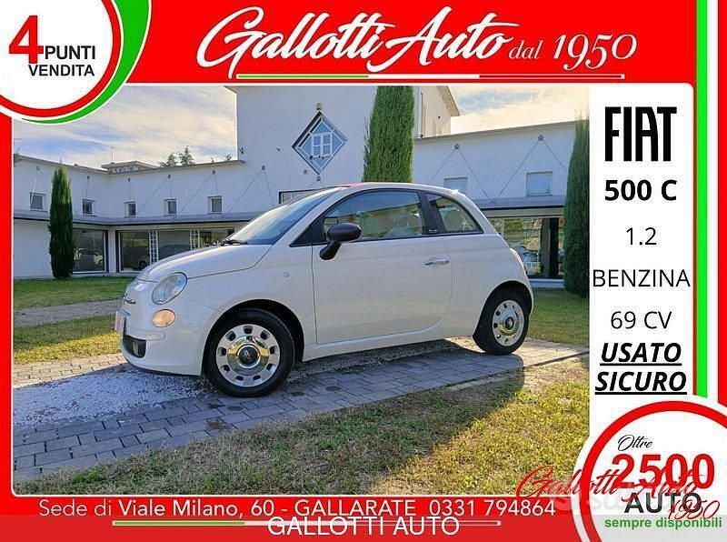 Bianco Usata 2011 Fiat 500C Pop Cabrio | 7990 € (Cara) - Immagine 1/4