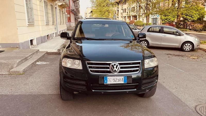 Usata VW Touareg Exclusive 224 CV (164 kW) 2006 Verde SUV