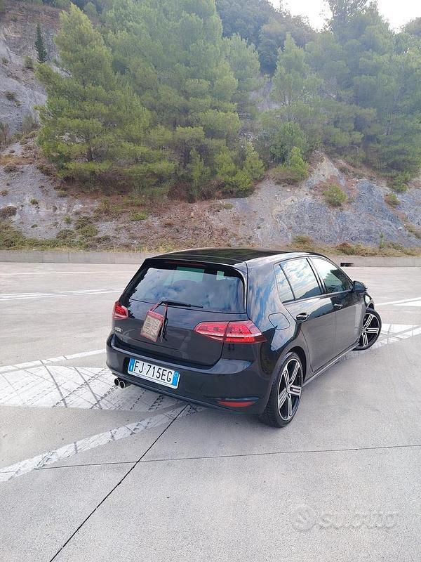 Usata VW Golf VII GTD 184 CV (135 kW) 2015 Nero Berlina