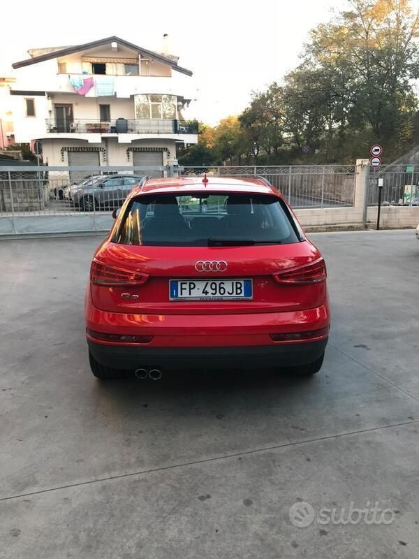 Usata Audi Q3 Ambiente 150 CV (110 kW) 2018 Rosso SUV