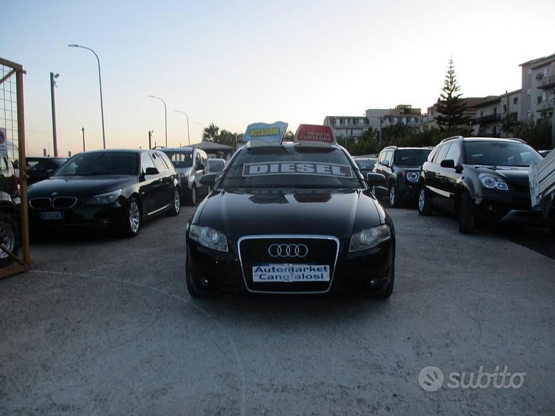 Usata Audi A4 140 CV (102 kW) 2007 Nero Berlina