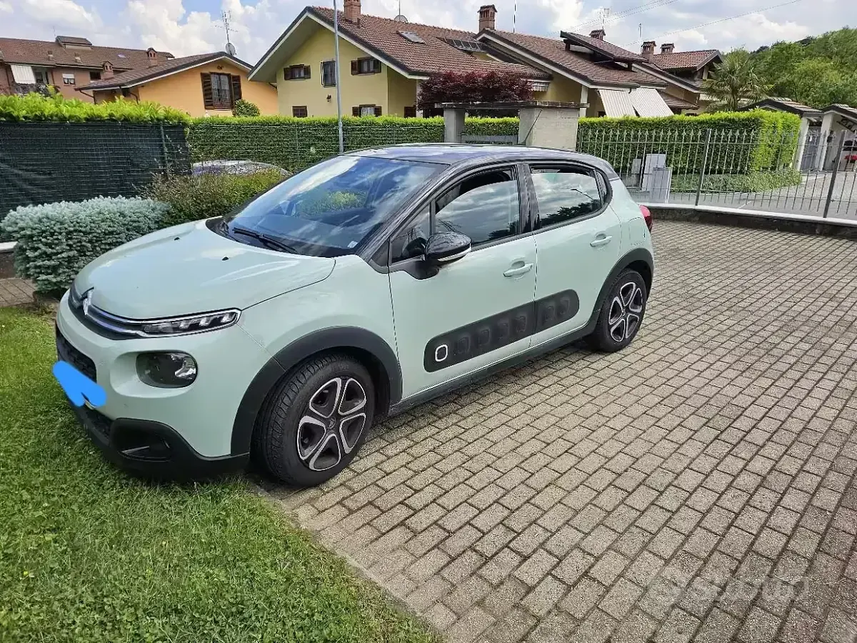Usata Citroën C3 Shine 83 CV (61 kW) 2018 Verde Utilitaria