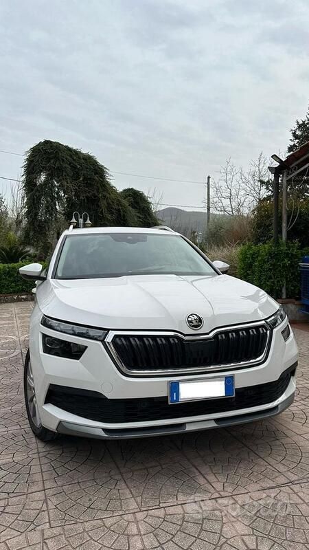 Bianco Usata 2022 Skoda Kamiq SUV | 14.500 € (Buon prezzo) - Immagine 1/4
