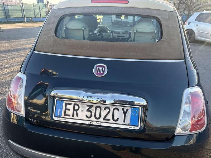 Usata Fiat 500C Lounge 69 CV (50 kW) 2013 Blu/azzurro Cabrio