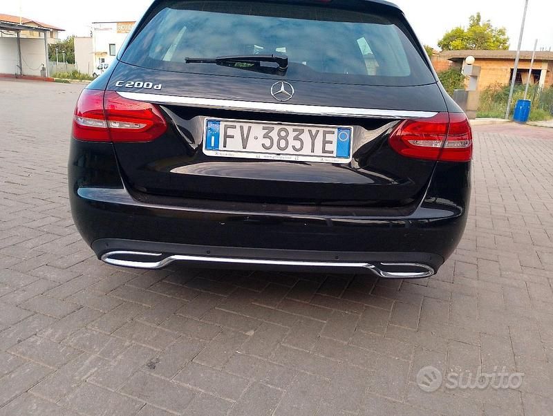 Usata Mercedes C200 2019 Nero Berlina