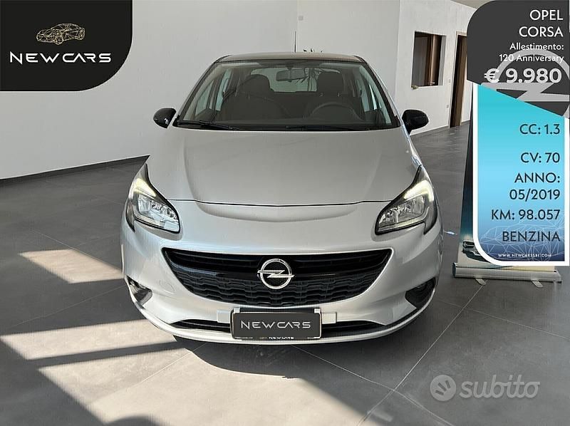 Grigio Usata 2019 Opel Corsa Tre volumi | 9980 € (Buon prezzo) - Immagine 1/4