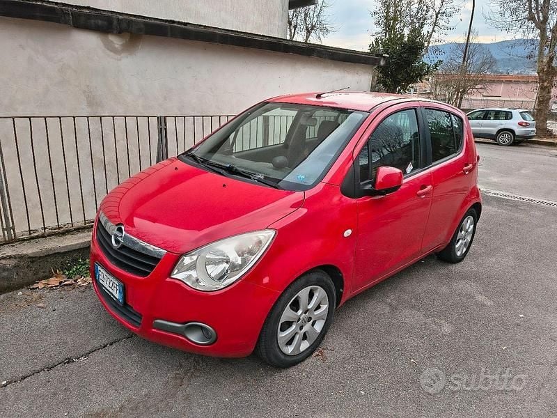 Usata Opel Agila Enjoy 86 CV (63 kW) 2010 Rosso Utilitaria