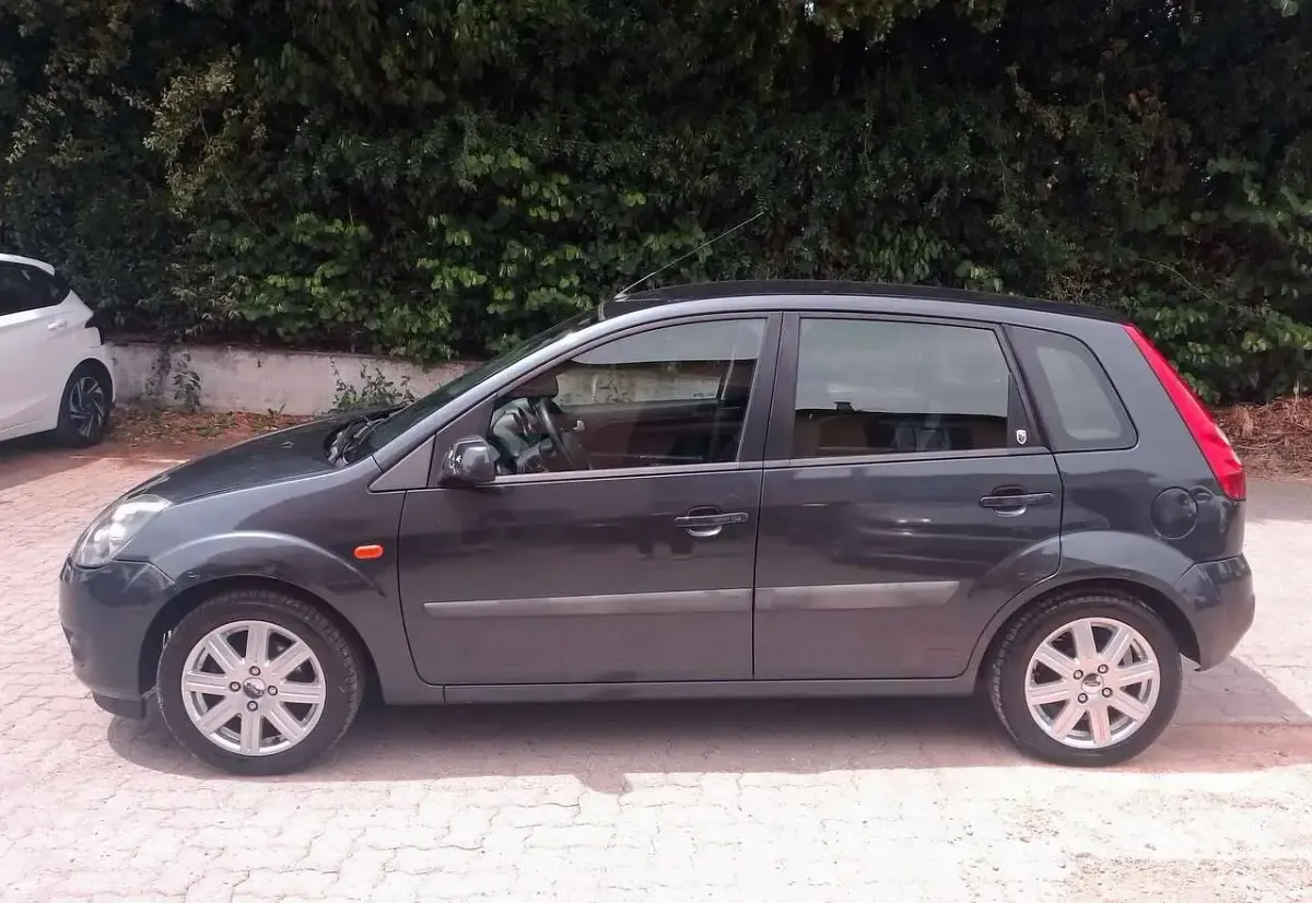 Usata Ford Fiesta Ghia 75 CV (55 kW) 2006 Grigio Utilitaria