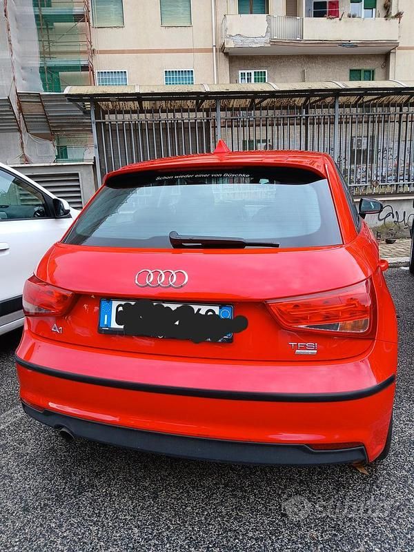 Usata Audi A1 Sportback 2017 Rosso Utilitaria