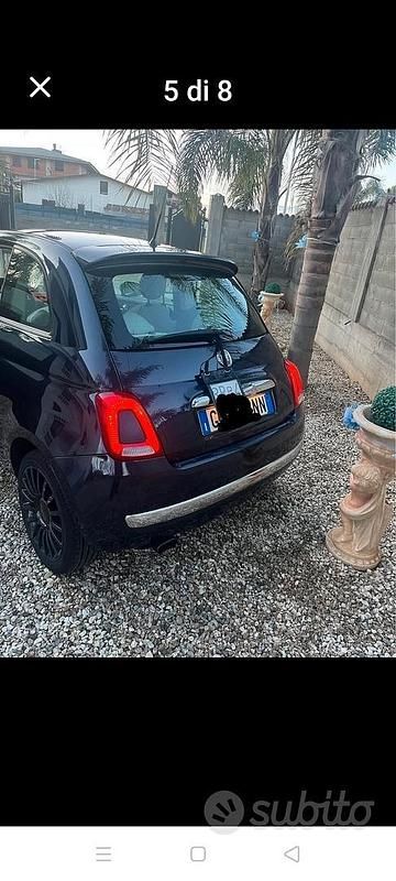 Usata Fiat 500 75 CV (55 kW) 2008 Blu Utilitaria