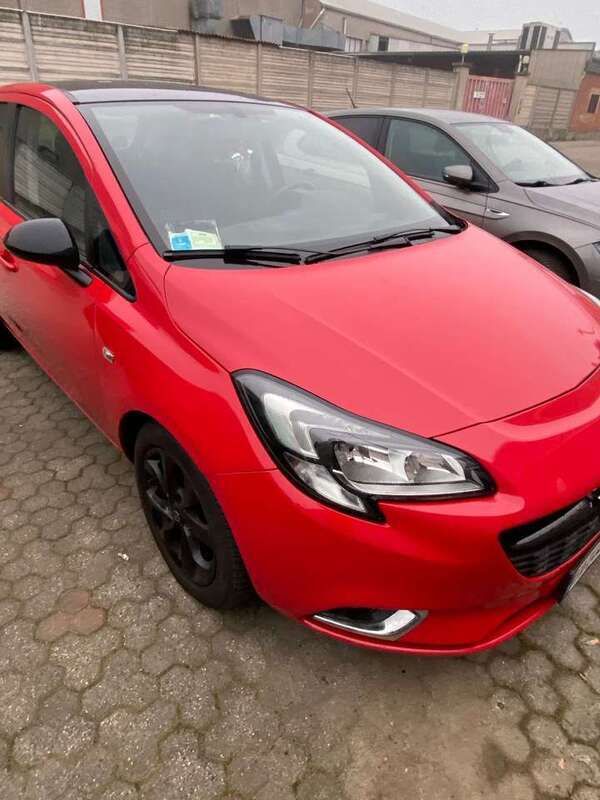 Usata Opel Corsa S 75 CV (55 kW) 2015 Rosso Berlina