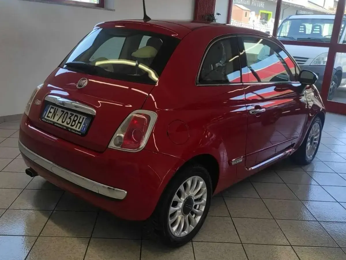 Usata Fiat 500 Lounge 69 CV (50 kW) 2012 Rosso Utilitaria