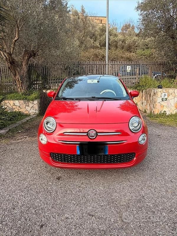 Usata Fiat 500 Collezione 95 CV (69 kW) 2019 Rosso Utilitaria