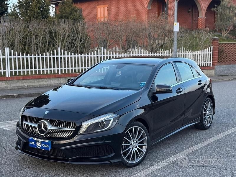Usata Mercedes A200 AMG 136 CV (100 kW) 2014 Nero Berlina