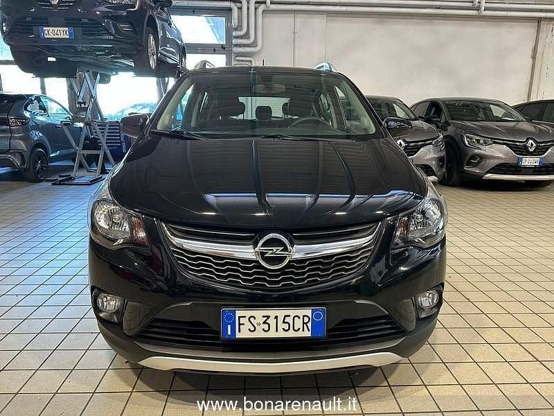 Usata Opel Karl Rocks 73 CV (53 kW) 2018 Nero Utilitaria