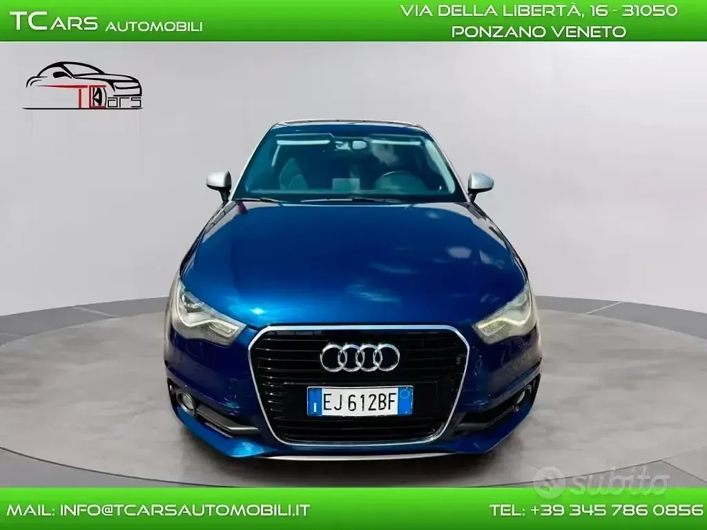 Usata Audi A1 S-Line 122 CV (89 kW) 2011 Blu Utilitaria
