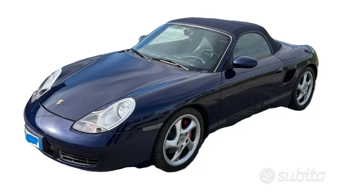 Usata Porsche Boxster 252 CV (185 kW) 2001 Blu Cabrio