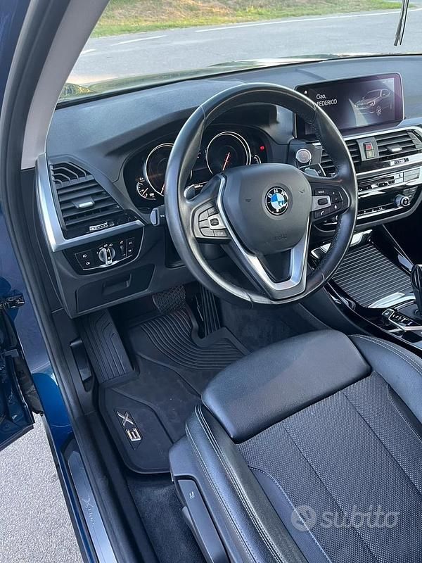 Usata BMW X3 xLine 190 CV (139 kW) 2020 Blu SUV