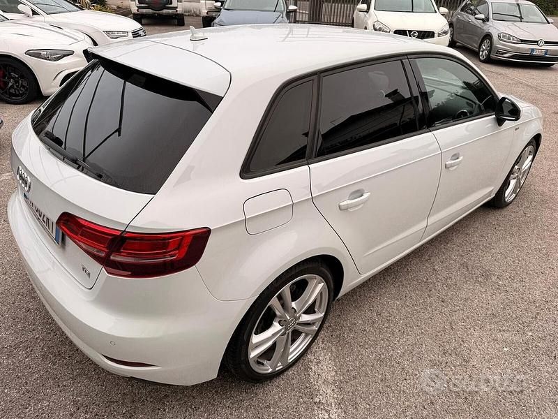 Usata Audi A3 S-Line 116 CV (85 kW) 2018 Bianco Berlina