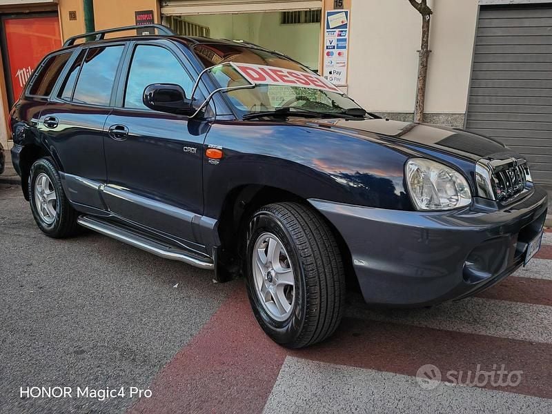 Usata Hyundai Santa Fe GLS 112 CV (82 kW) 2003 Blu SUV
