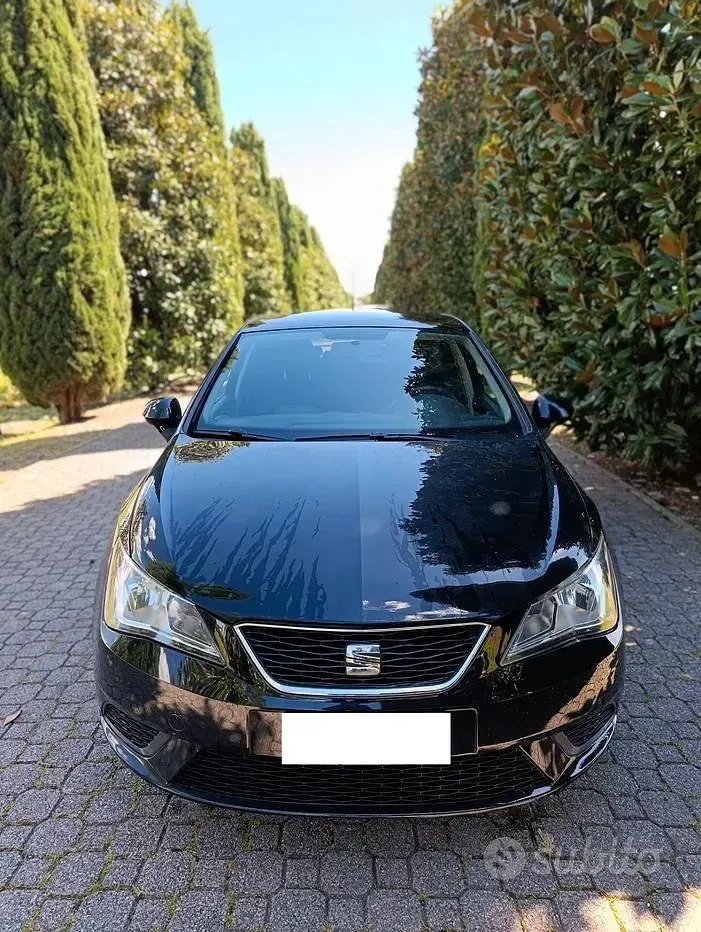 Usata Seat Ibiza Style 75 CV (55 kW) 2014 Nero Berlina