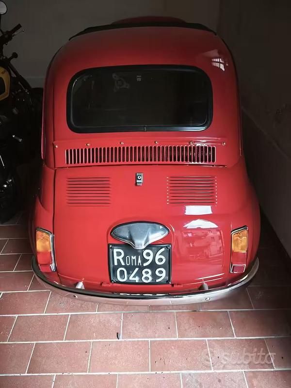 Usata Fiat 500 1960 Rosso Utilitaria