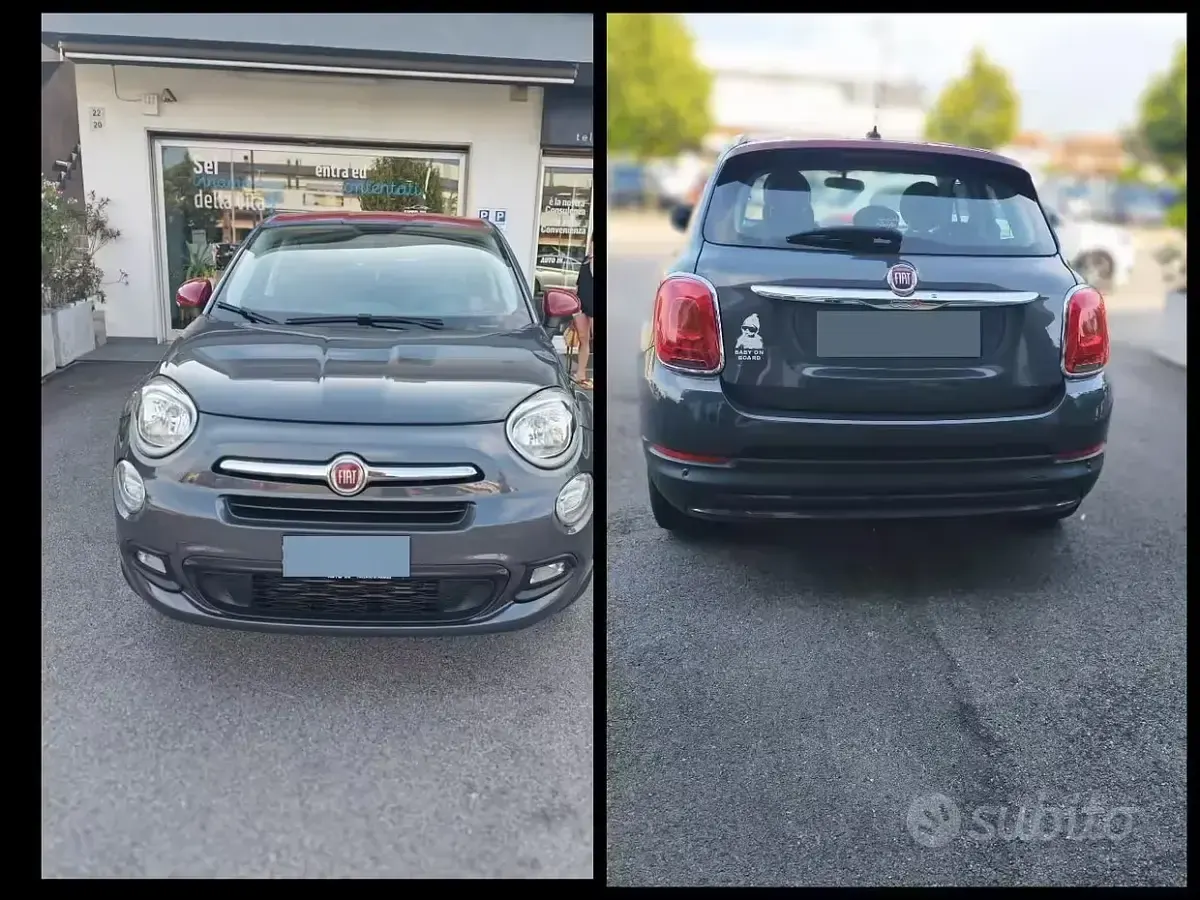 Usata Fiat 500X 95 CV (69 kW) 2018 Grigio SUV