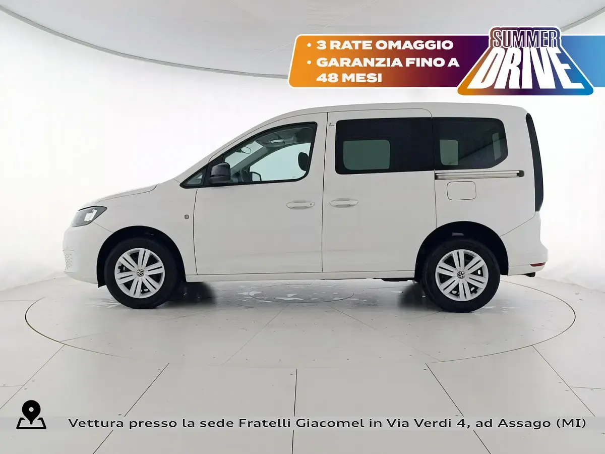 Nuova VW Caddy 114 CV (83 kW) 2025 Bianco candy Monovolume