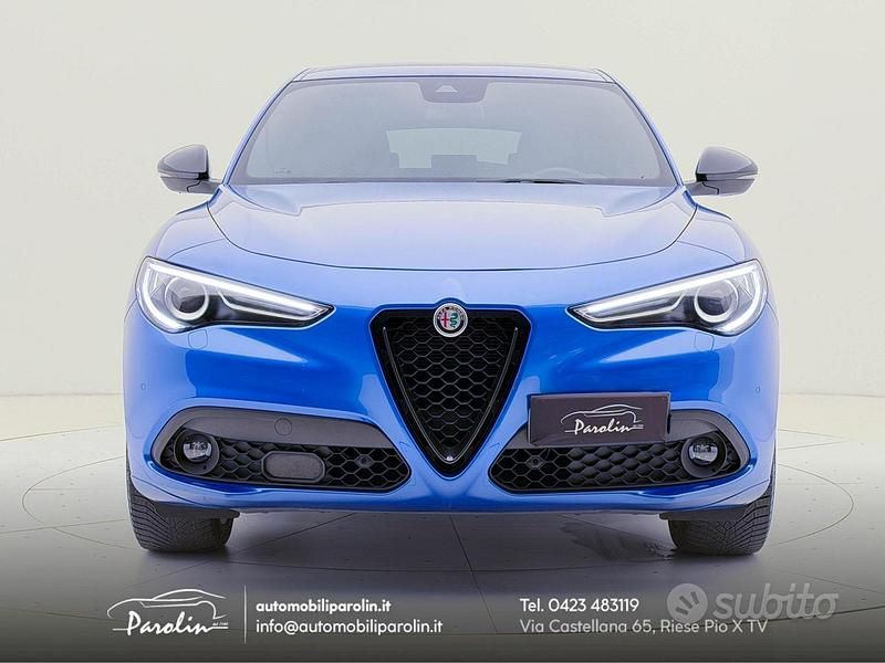 Usata Alfa Romeo Stelvio Ti 210 CV (154 kW) 2021 Blu SUV